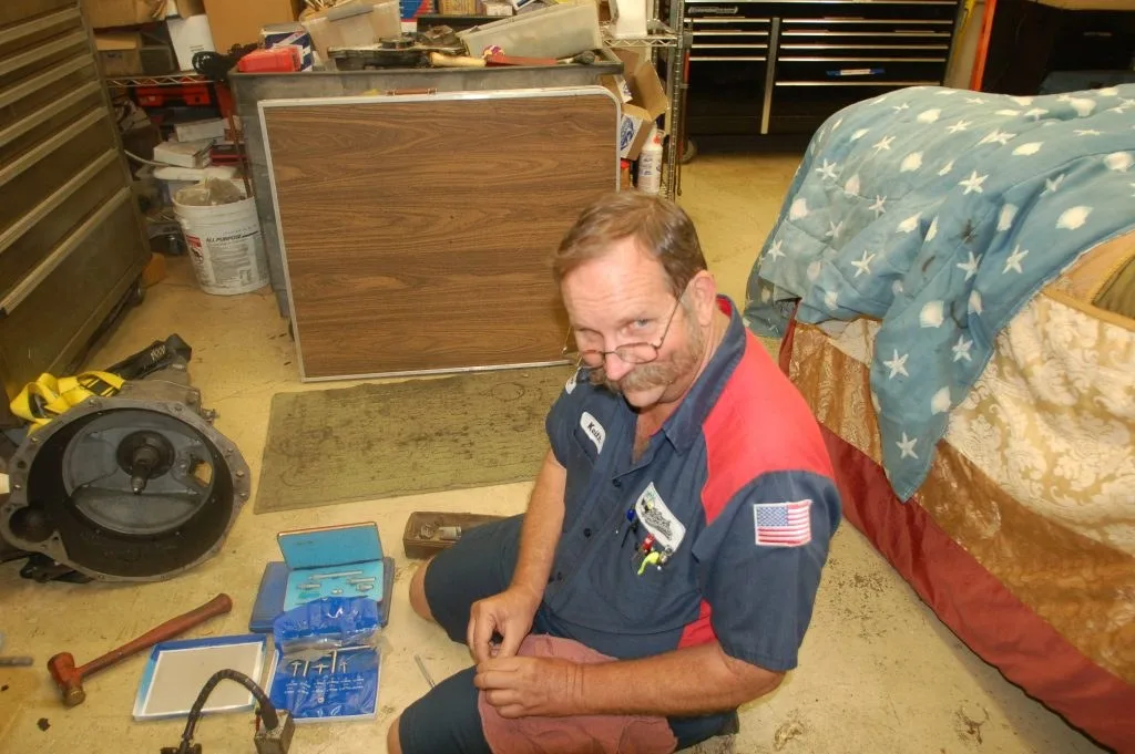 Technician at work